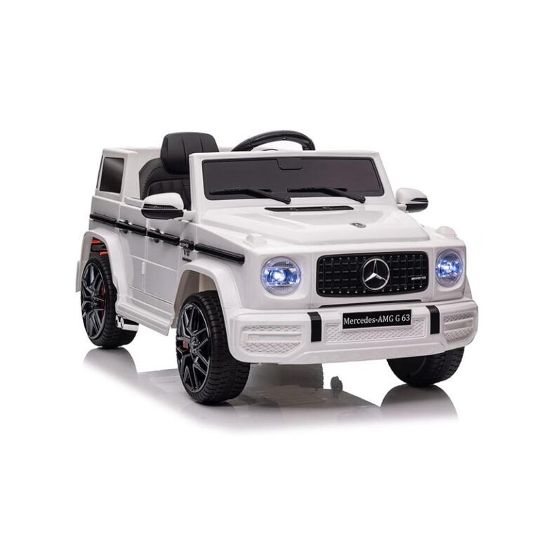 Mercedes AMG G63L beli džip na akumulator za decu